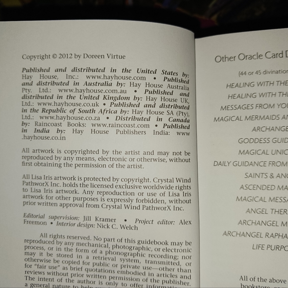 Romance Angel's Oracle - Picture 2 of 2